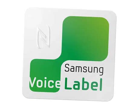 voice label nfc|Speechlabel .